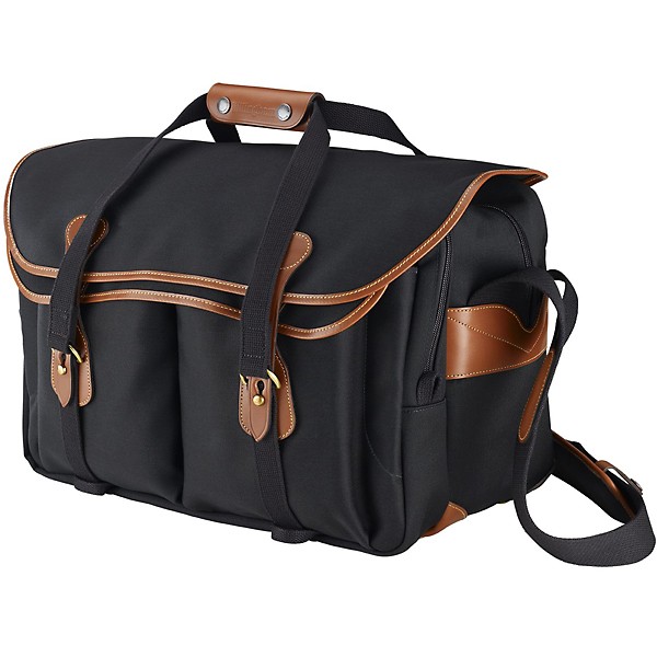 Billingham 555 Black / Tan ( Canvas / Leder)